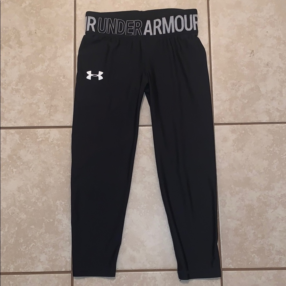 Under Armour Girl’s Cropped Legging Medium